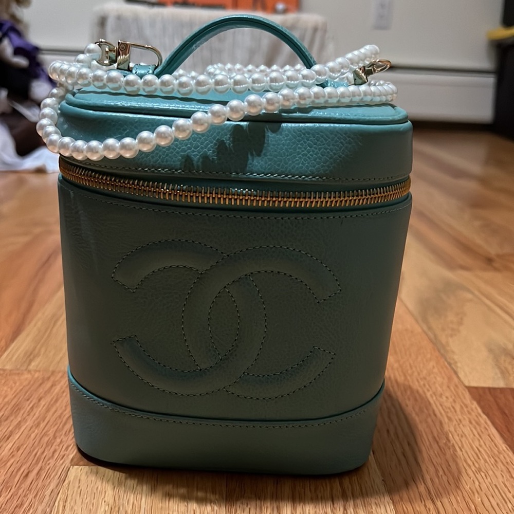 Vintage Tiffany Blue Vanity 24K gold hardware